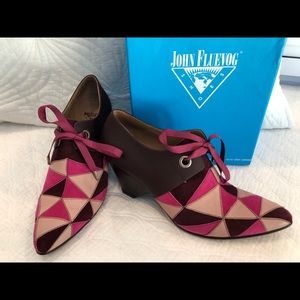John Fluevog Berry Purpose Patchwork -Size 8